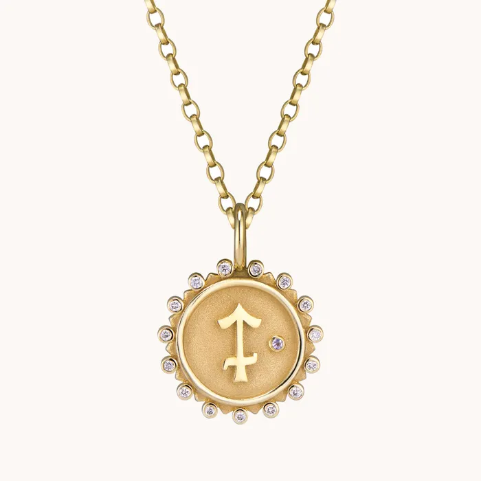 Necklaces Marlo Laz Sagittarius Necklace