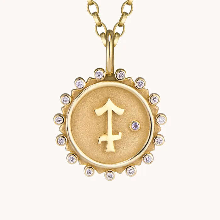 Necklaces Marlo Laz Sagittarius Necklace