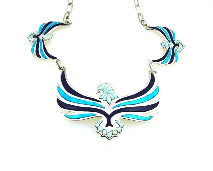 Necklaces Monarch Eagle Necklace Ben Nighthorse