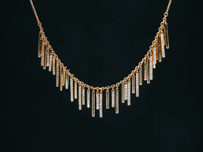 Northwest Jewelry Distributors Necklaces 14k Yellow Gold and Diamond Necklace Northwest Jewelry Distributors Necklaces 14k Yellow Gold and Diamond Necklace