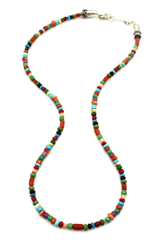 Single Strand Multi Stone Necklace Don Lucas Necklaces