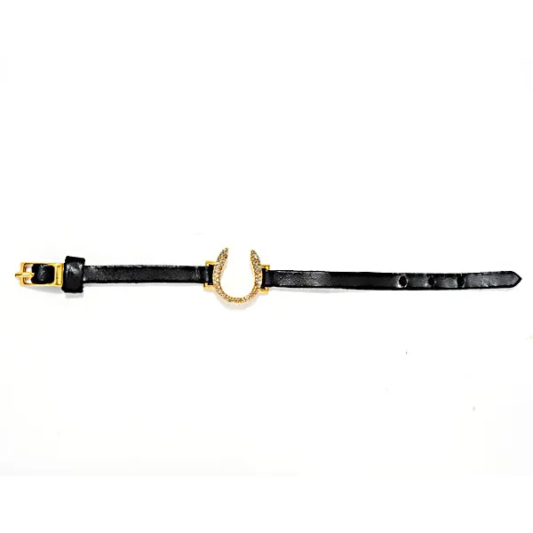 Skinny Horseshoe Bracelet in Gold Rebel Designs Inc Bracelets