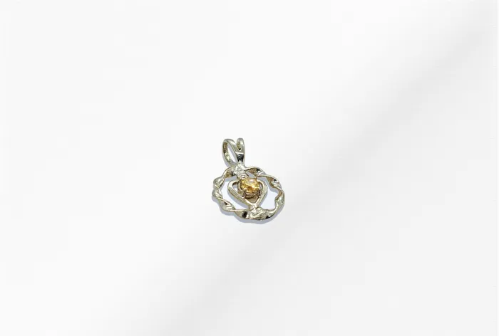 14K Yellow Topaz Stone Heart Shaped Pendant with Slim Twist JCM DESIGN JEWELRY Necklaces 14K Yellow Topaz Stone Heart Shaped Pendant with Slim Twist JCM DESIGN JEWELRY Necklaces