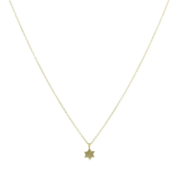 18k Micro Star of David Pendant Necklace Marian Maurer Necklaces 18k Micro Star of David Pendant Necklace Marian Maurer Necklaces