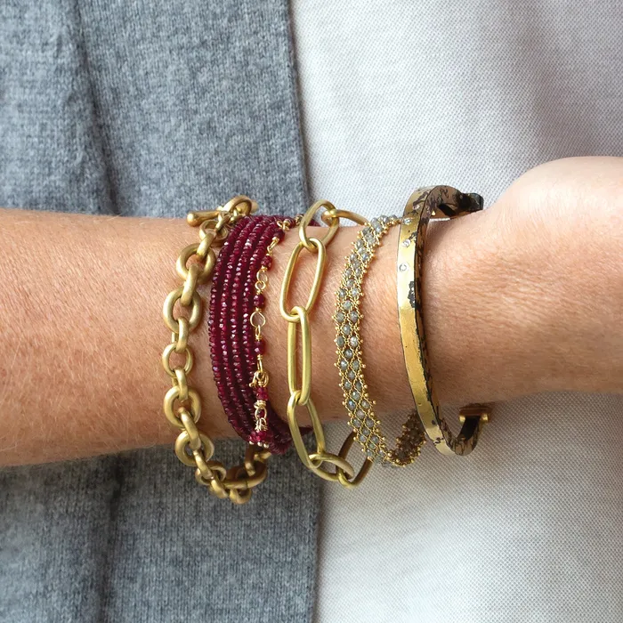 18k Ruby Wrap Bracelet Anne Sportun Bracelets