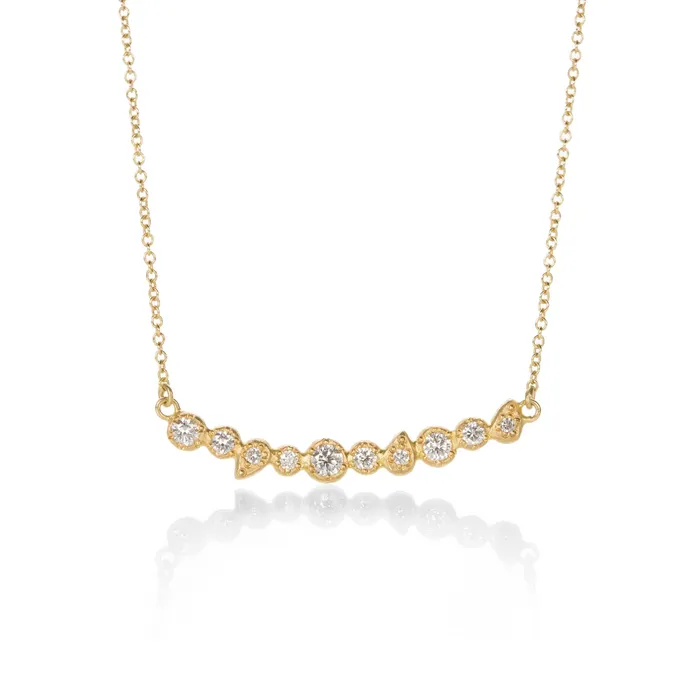 18k Yellow Gold Rock Chain Annie Fensterstock PreStyled Sets