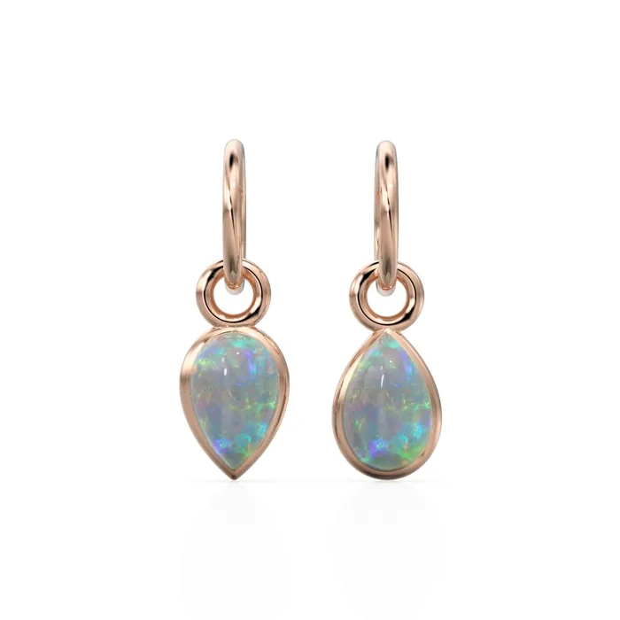 Australian Opal Pear Solid Gold Charm Natural Gemstone Handmade Gold Pendant 1pc 14k Solid Yellow Gold Jewelry Making Findings October Jalvi Co PreStyled Sets Australian Opal Pear Solid Gold Charm Natural Gemstone Handmade Gold Pendant 1pc 14k Solid Yellow Gold Jewelry Making Findings October Jalvi Co PreStyled Sets