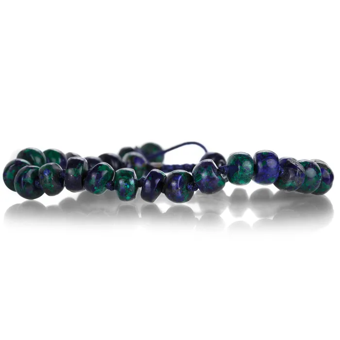 Azurite Malachite Beaded Bracelet Joseph Brooks Bracelets