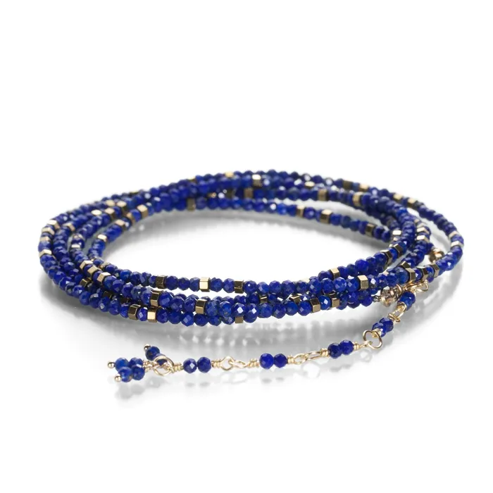 Bracelets Anne Sportun Lapis Confetti Wrap Bracelet 34