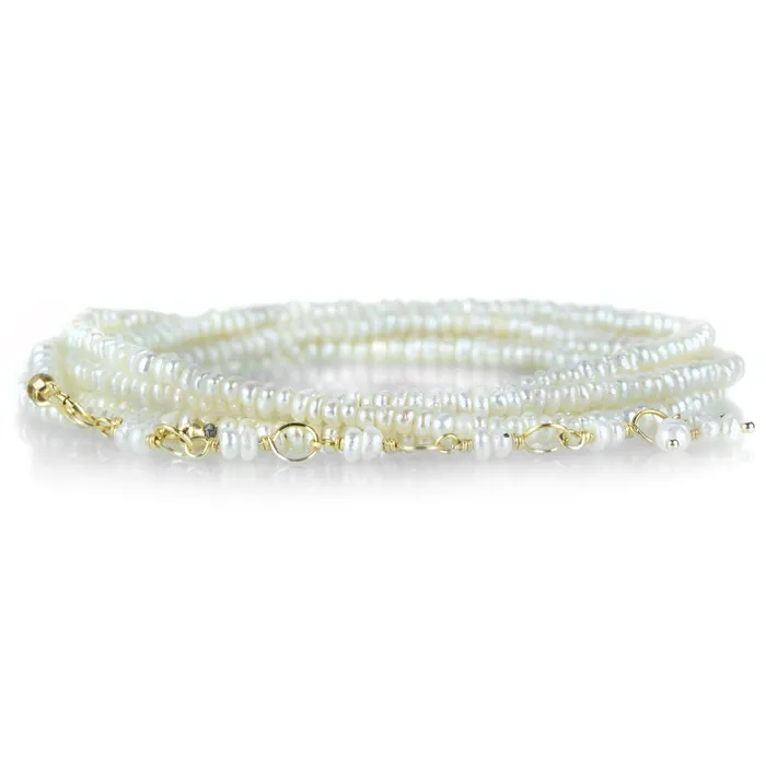 Bracelets Anne Sportun Pearl Wrap Bracelet 34