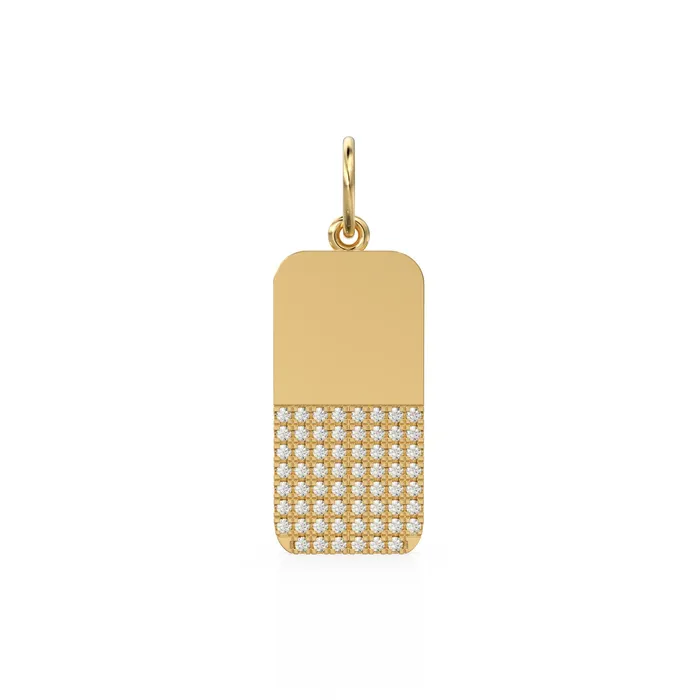 Bracelets Jalvi Co 14K Solid Gold Dog Tags Pave Set Diamonds Diamond Baguettes Specialty Military Dog Tag Charm Pendants for Necklace Bracelet Bracelets Jalvi Co 14K Solid Gold Dog Tags Pave Set Diamonds Diamond Baguettes Specialty Military Dog Tag Charm Pendants for Necklace Bracelet