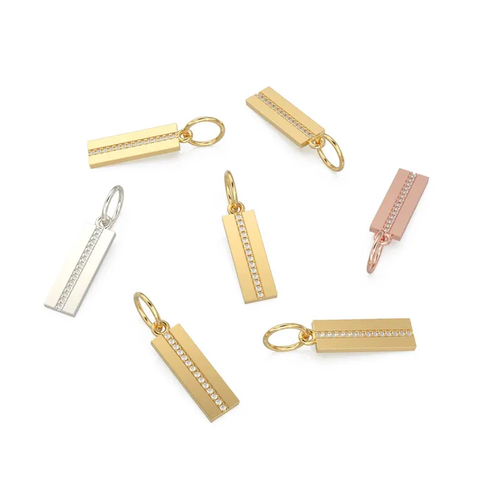 Bracelets Jalvi Co 14K Solid Gold Dog Tags Pave Set Diamonds Diamond Baguettes Specialty Military Dog Tag Charm Pendants for Necklace Bracelet Bracelets Jalvi Co 14K Solid Gold Dog Tags Pave Set Diamonds Diamond Baguettes Specialty Military Dog Tag Charm Pendants for Necklace Bracelet
