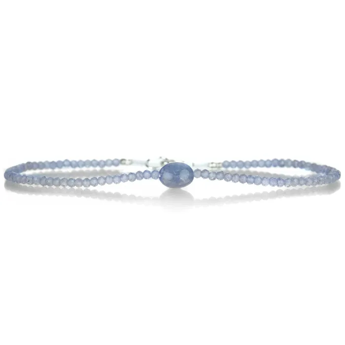 Faceted Tanzanite Beaded Bracelet Margaret Solow Bracelets