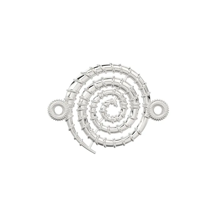 Jalvi Co PreStyled Sets 18k Solid Yellow Gold 142mm Fancy Swirl Connector Finding 1 piece Jalvi Co PreStyled Sets 18k Solid Yellow Gold 142mm Fancy Swirl Connector Finding 1 piece