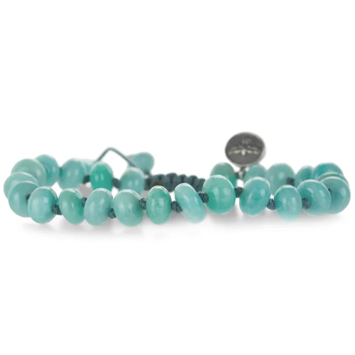 Joseph Brooks Beaded 8mm Smooth Peruvian Amazonite Bracelet Bracelets
