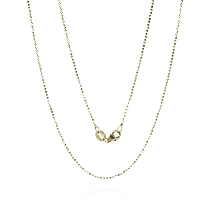 Julez Bryant PreStyled Sets Yellow Gold 1mm Ball Chain 24