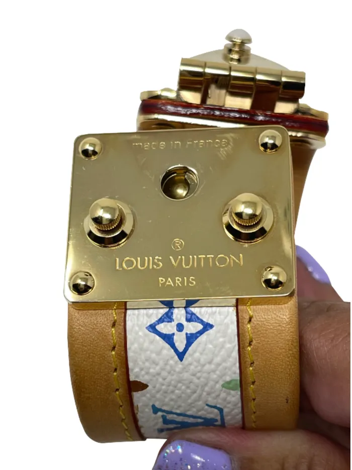 Louis Vuitton Monogram Leather Bracelet Louis Vuitton Bracelets