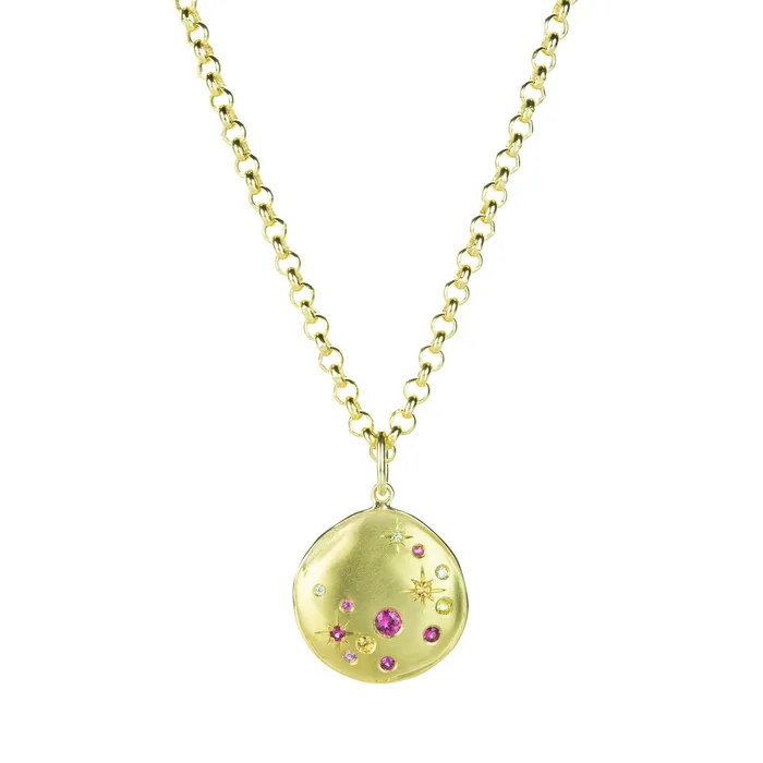 Luna Star Coin Pendant Necklace Anne Sportun Necklaces Luna Star Coin Pendant Necklace Anne Sportun Necklaces