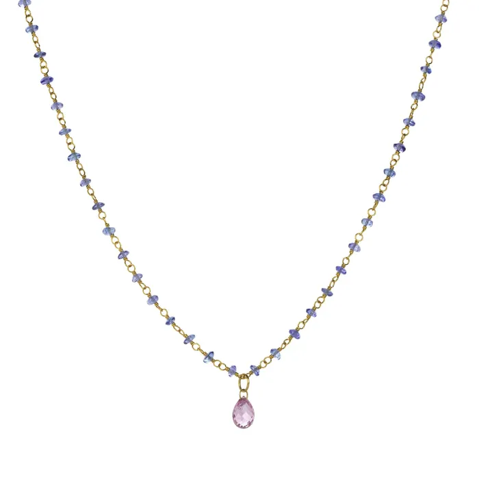 Mallary Marks Necklaces Purple Lavender Spun Sugar Necklace