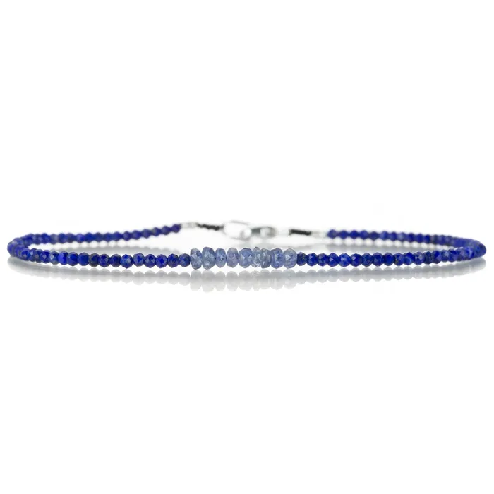Margaret Solow Bracelets Lapis and Sapphire Bracelet