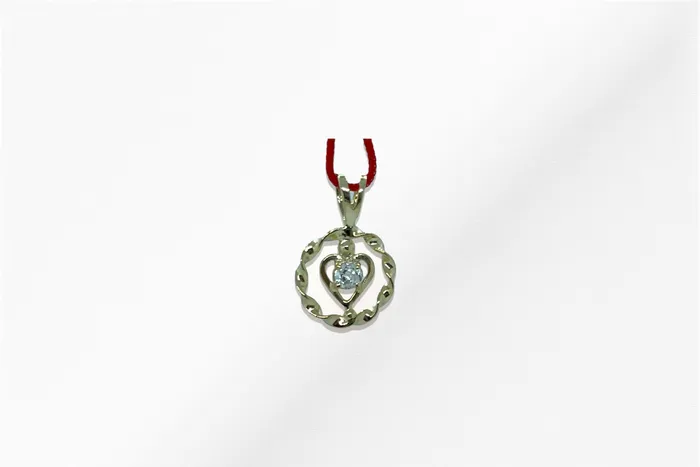 Necklaces 14K Diamond Heart Shaped Pendant with Slim Twist JCM DESIGN JEWELRY Necklaces 14K Diamond Heart Shaped Pendant with Slim Twist JCM DESIGN JEWELRY