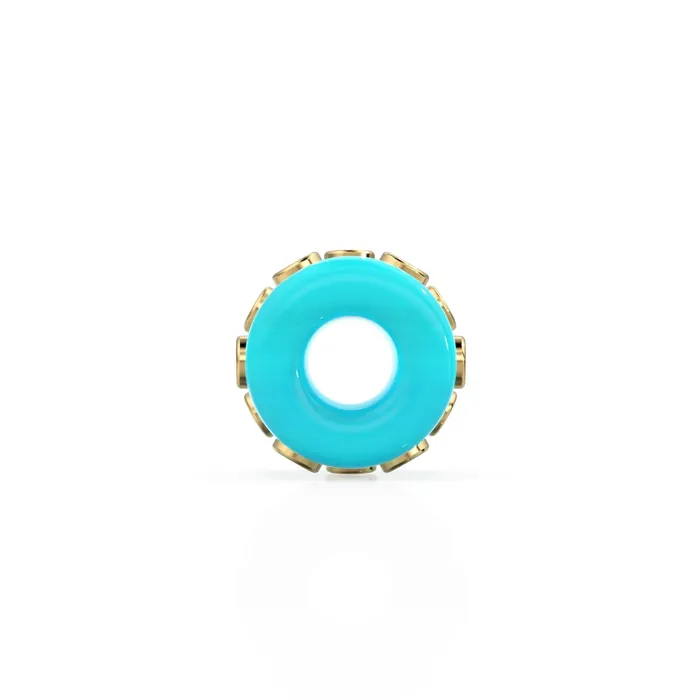 Necklaces Blue Sky Turquoise Real Diamond 18k Solid Gold Eternity Rondelle Wheel Spacer Large Hole Necklace Charm Beads Jalvi Co Necklaces Blue Sky Turquoise Real Diamond 18k Solid Gold Eternity Rondelle Wheel Spacer Large Hole Necklace Charm Beads Jalvi Co