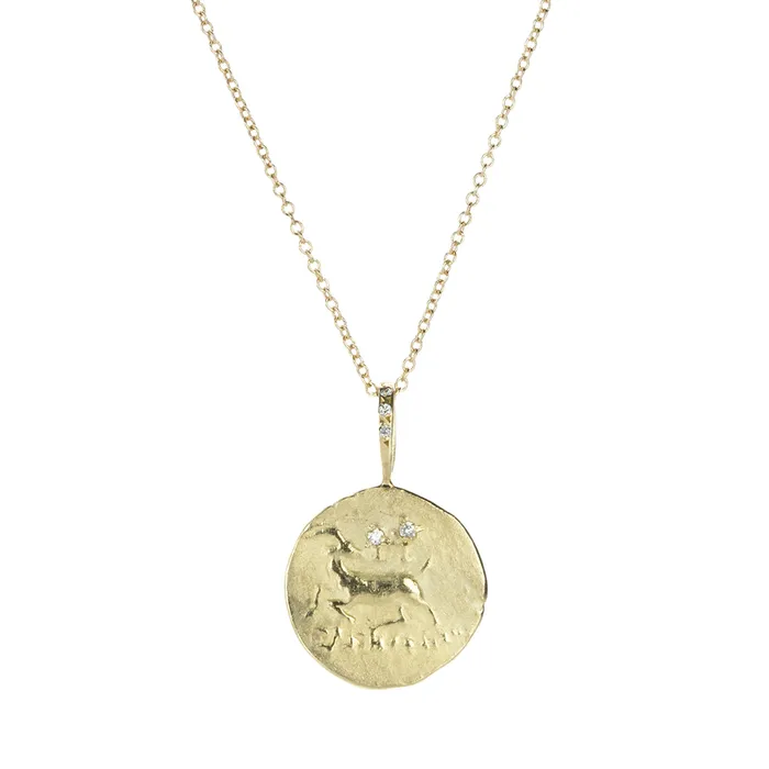 Necklaces Robin Haley The Goat Artifact Pendant Necklace