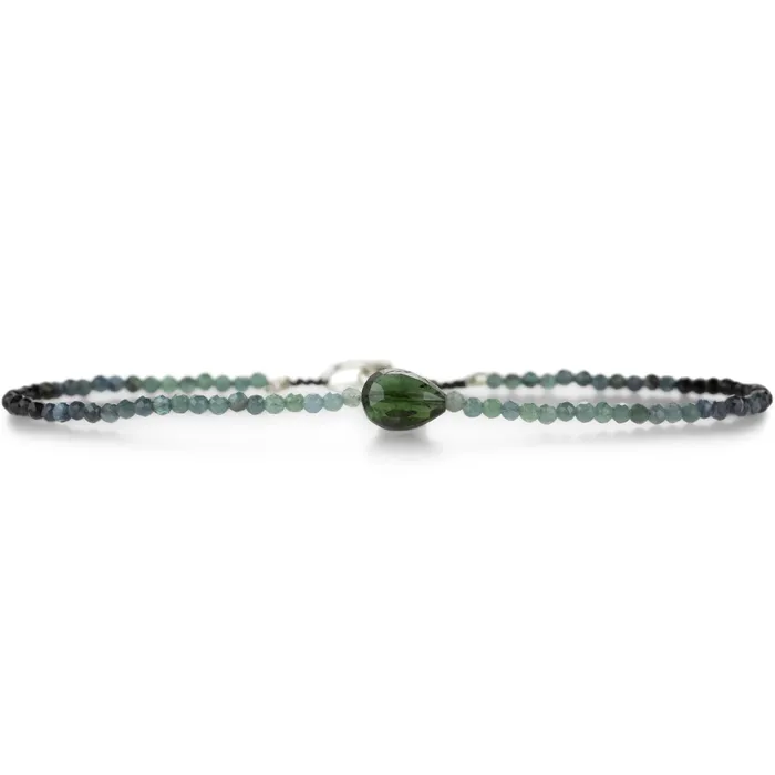 Ombre Double Blue Tourmaline Beaded Bracelet Margaret Solow Bracelets