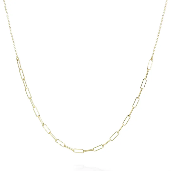 Paperclip Chain Luna Necklace Anne Sportun Necklaces