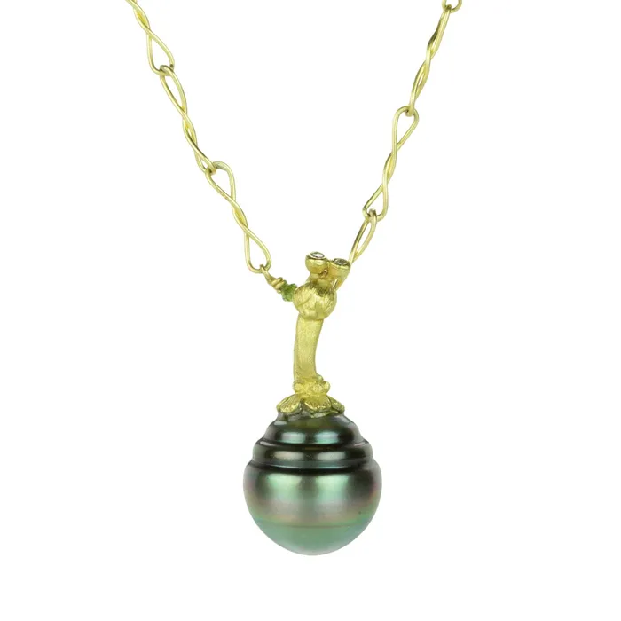 Pearl Pendant with Ladybug Pendant Only Lene Vibe Necklaces