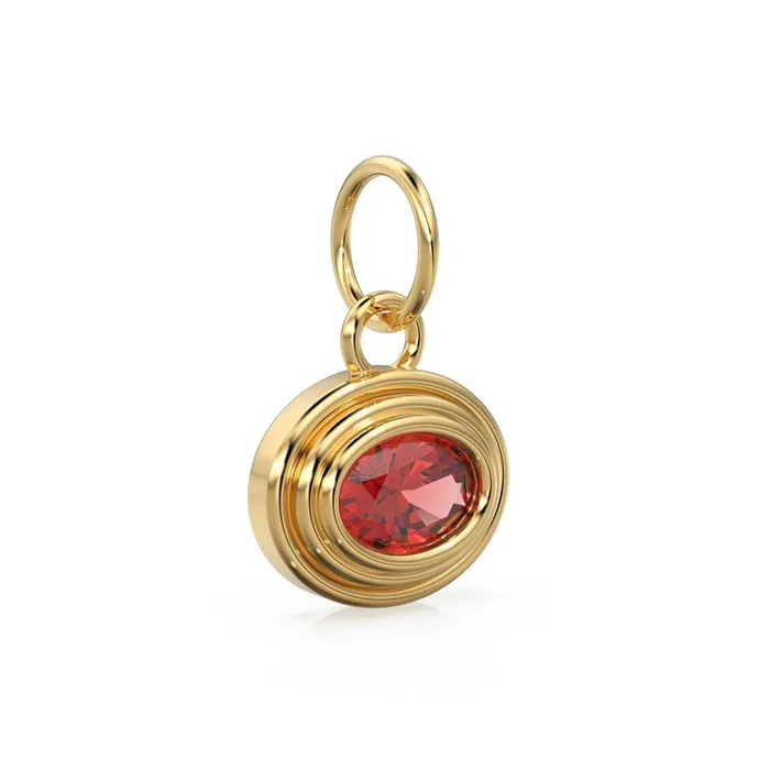 PreStyled Sets Jalvi Co AAA Red Ruby Charms 14k Yellow Solid Gold Bubble Bezel Charm Pendant Red Oval Gemstone Bezel 18K Gold Jewelry Finding PreStyled Sets Jalvi Co AAA Red Ruby Charms 14k Yellow Solid Gold Bubble Bezel Charm Pendant Red Oval Gemstone Bezel 18K Gold Jewelry Finding