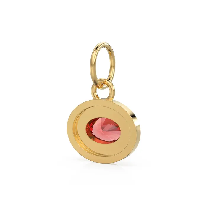 PreStyled Sets Jalvi Co AAA Red Ruby Charms 14k Yellow Solid Gold Bubble Bezel Charm Pendant Red Oval Gemstone Bezel 18K Gold Jewelry Finding PreStyled Sets Jalvi Co AAA Red Ruby Charms 14k Yellow Solid Gold Bubble Bezel Charm Pendant Red Oval Gemstone Bezel 18K Gold Jewelry Finding