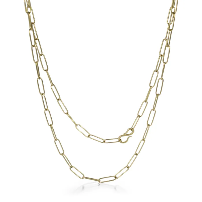 PreStyled Sets Maria Beaulieu 18k Lightweight Gold Chain 16