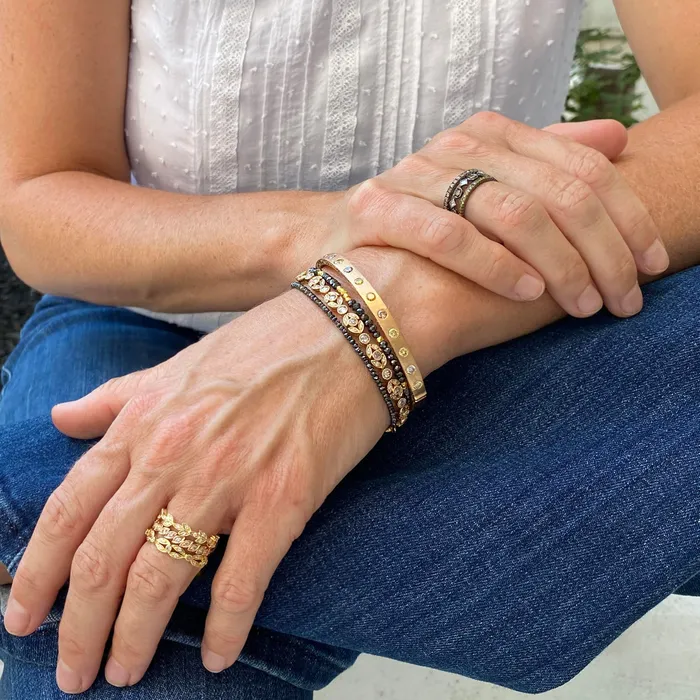 Sethi Couture Bracelets 18k Pink Gold Flower Bracelet Sethi Couture Bracelets 18k Pink Gold Flower Bracelet