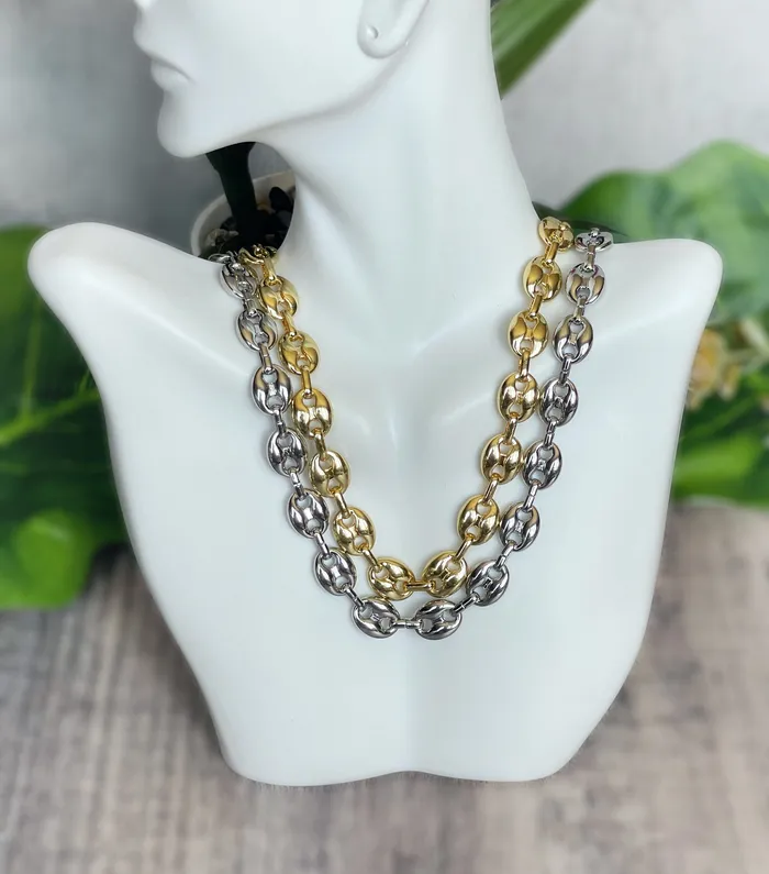 SophiaRene Boutique Necklaces Chunky Link Trending Necklace