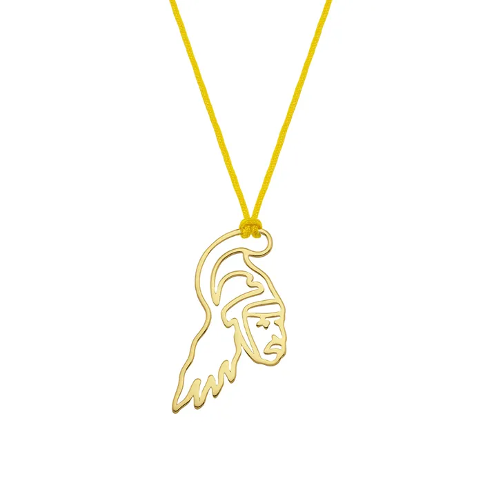 Spirito Rosa Necklaces Heroes 1821 THEODOROS KOLOKOTRONIS Pendant 14K Gold Plated 925 Silver Spirito Rosa Necklaces Heroes 1821 THEODOROS KOLOKOTRONIS Pendant 14K Gold Plated 925 Silver
