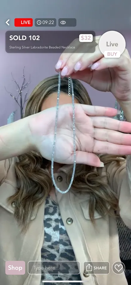 Sterling Silver Labradorite Beaded Necklace Sophiareneboutiquecom Necklaces